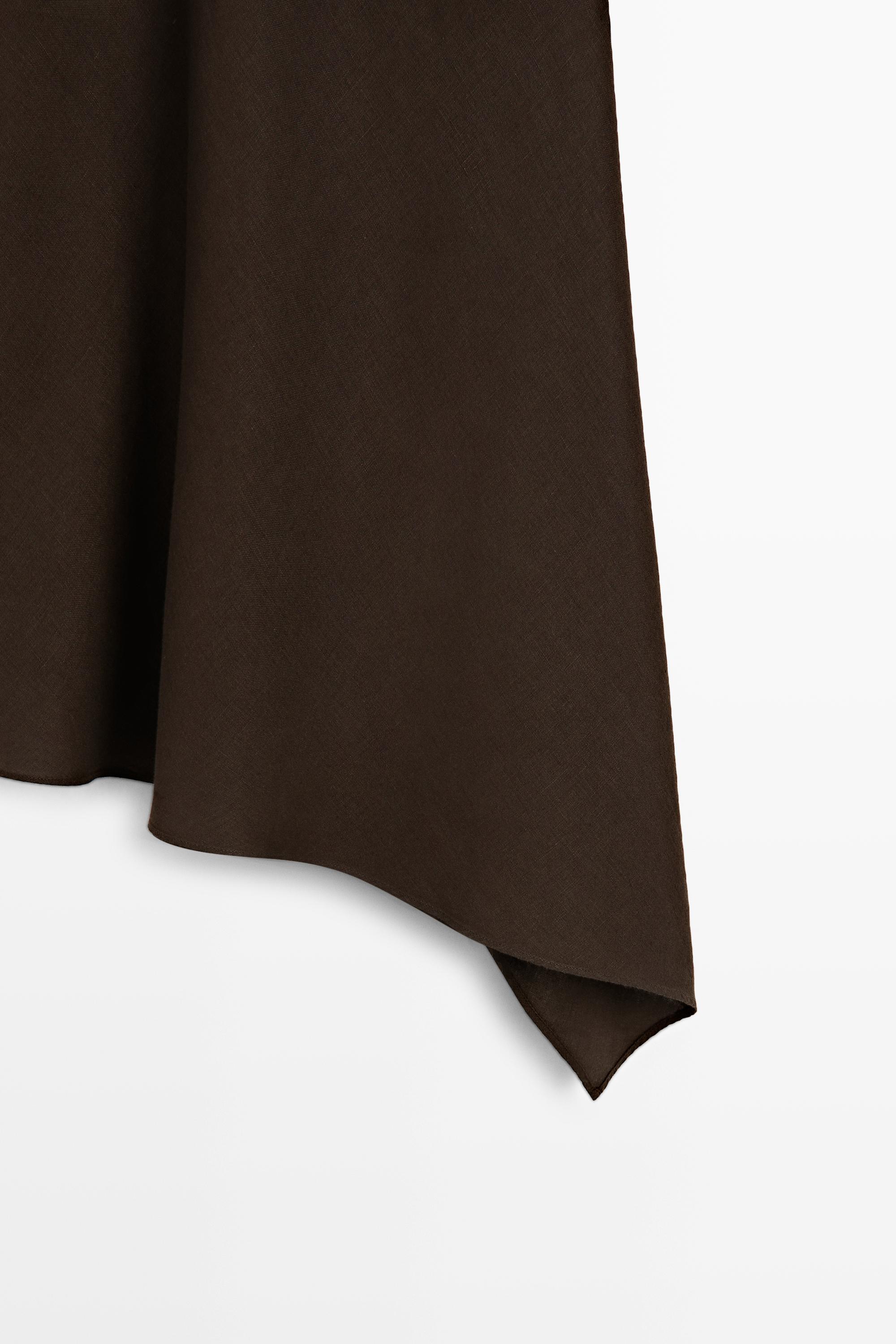 Top asymétrique 100 % lin